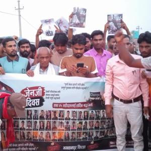 जेनजी सहिद दिवसमा भगवानपुरमा दिप प्रज्वलन